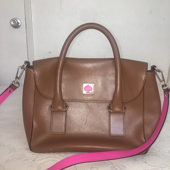 KATE SPADE BROWN SHOULDER BAG - Picture 1 of 6